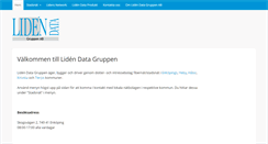 Desktop Screenshot of lidendata.se