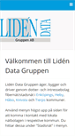 Mobile Screenshot of lidendata.se