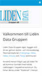Mobile Screenshot of lidendata.com